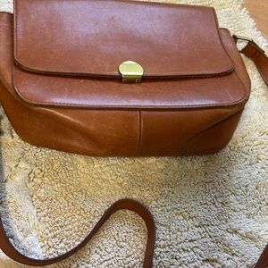 Madewell Brown Leather Crossbody Bag